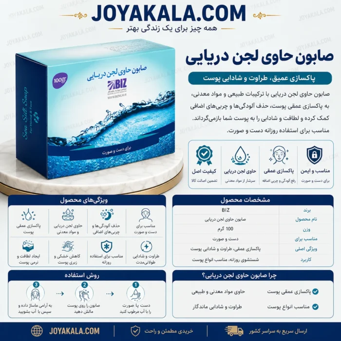 صابون حاوی لجن دریایی پک 3 عددی - تصویر 3