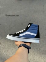 کتونی ونس اولد اسکول ساقدار / آبی سفید / AS / کد 27118 - تصویر 3