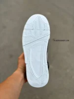 کتونی سایز بزرگ نایک جردن فور / سفید مشکی طوسی / بزرگ پا / کد 401 - تصویر 3