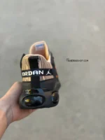 کتونی سایز بزرگ جردن 23 / مشکی تمام / MM / بزرگ پا - تصویر 6