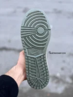 کتونی نایک ترویس اسکات / آبی سفید نایک مشکی / کد 130 - تصویر 6