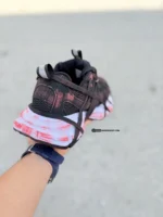 کتونی بالنسیاگا اسپایدر / رنگ مشکی سفید صورتی / کد 27556 - تصویر 2