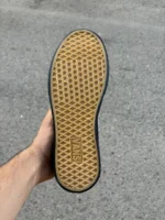 کتونی ساده ونس اولداسکول پرو پتیتو / مشکی تمام خط سفید / کد 2145 - تصویر 6