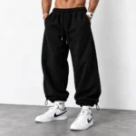 Black-Jogger-Pants-Baggy-Mom-Fit-Fitted-yet-Loose-Cuff-Adjustable-Cuff-with-Toggle-Code-8006-www.heroshoop.com-View-1.webp