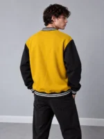 Boxy-fit-bomber-style-sweatshirt-with-embroidery-Orange-Brushed-3-thread-cotton-French-terry-www.heroshoop.com-view-2.webp