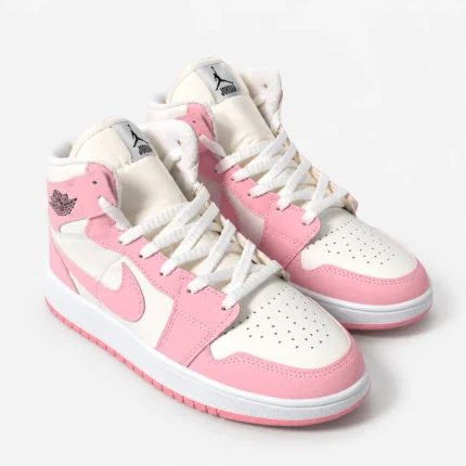 Girls-Pink-High-Top-Nike-Jordan-1-Sneakers-www.heroshoop.com-view-2.webp