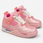 Girls-Pink-Nike-Jordan-4-Sneakers-Code-4060-www.heroshoop.com-View-2.webp