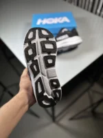 کتونی رانینگ و راحتی اسپرت مدل هوکا / مشکی زیره سفید / کد 2650 - تصویر 5