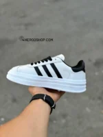 کتونی آدیداس گزل / سفید مشکی - تصویر 5
