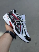 کتونی اسپرت رانینگ نیوبالانس 1906 / رنگ سفید قرمز مشکی / 4034 - تصویر 2