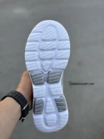 اسکیچرز سایز بزرگ/ طوسی سفید / سایز بزرگ / TS / بزرگ پا - تصویر 3