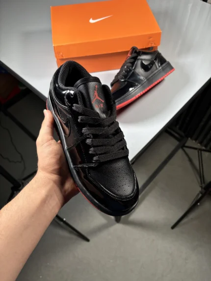 Jordan-One-Low-Top-Sneakers-_-Black-with-Red-Sole-_-www.heroshoop.com_-View-3.webp