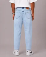 شلوار جین مام استایل رنگ آبی روشن / کد 2/23/1 - تصویر 2