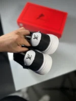 کفش ساده ونس مدل لویی ویتون Louis Vuitton / رنگ مشکی سفید / کد 2636 - تصویر 6
