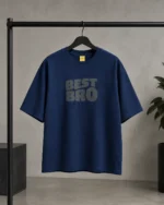 Macan-Premium-Cotton-T-Shirt-–-BEST-BRO-Design-Navy-Blue-–-WWW.HEROSHOOP.COM-–-View-2.webp