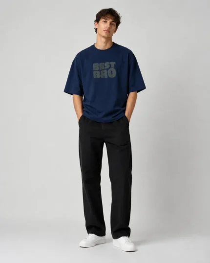 Macan-Premium-Cotton-T-Shirt-–-BEST-BRO-Design-Navy-Blue-–-WWW.HEROSHOOP.COM-–-View-3.webp