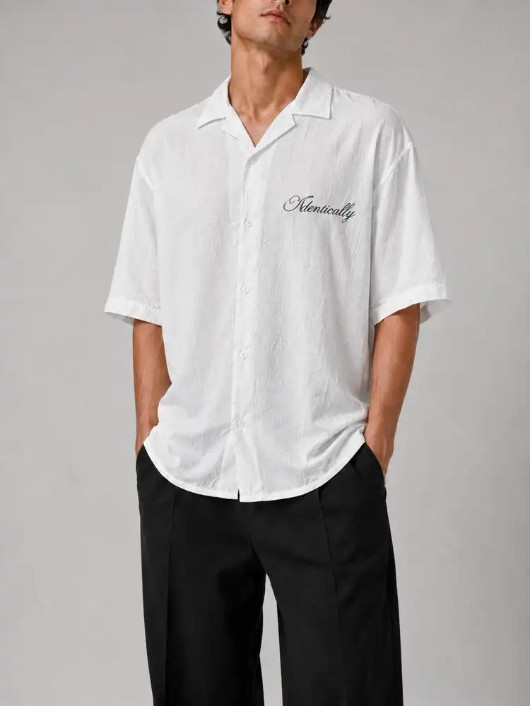 Men-Pari-Churok-Shirt-Boxy-Fit-white-Color-heroshoop.webp پیراهن مردانه پارچه پری چروک / قواره باکسی / رنگ سفید - تصویر 1