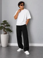 Natural-Lyocell-Fabric-Slim-Fit-Trousers-Length-110-Black-heroshoop.com-view2.webp
