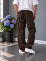 Natural-Lyocell-Fabric-Slim-Fit-Trousers-Length-110-Dark-Brown-heroshoop.com-view4.webp