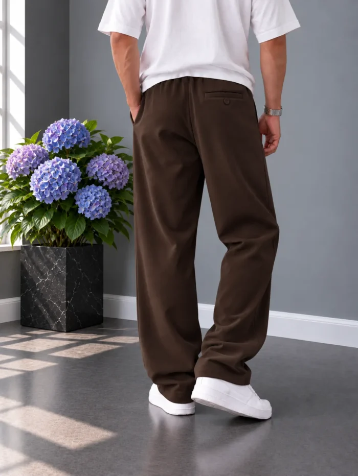 Natural-Lyocell-Fabric-Slim-Fit-Trousers-Length-110-Dark-Brown-heroshoop.com-view4.webp