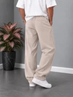 Natural-Lyocell-Fabric-Slim-Fit-Trousers-Length-110-Khaki-view2.webp