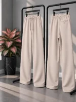 Natural-Lyocell-Fabric-Slim-Fit-Trousers-Length-110-Khaki-view4.webp