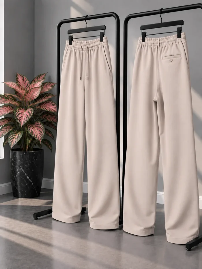 Natural-Lyocell-Fabric-Slim-Fit-Trousers-Length-110-Khaki-view4.webp