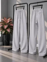 Natural-Lyocell-Semi-Baggy-Fit-Trousers-Length-110-Gray-heroshoop.com-view2.webp