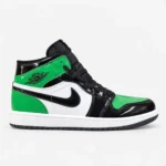 Nike-Jordan-1-High-Top-Sneakers-White-Black-and-Green-WWW.HEROSHOOP.COM-VIEW-1.webp