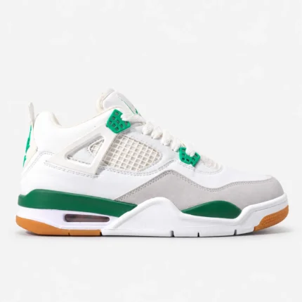 Nike-Jordan-4-Sneakers-Extended-Sizes-37–48-White-Green-Code-406-WWW.HEROSHOOP.COM-VIEW-1.webp