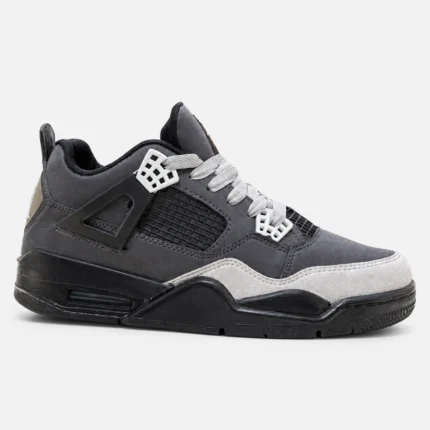 Nike-Jordan-4-Sneakers-Grey-with-Black-Sole-Code-469-www.heroshoop.com-View-1.webp