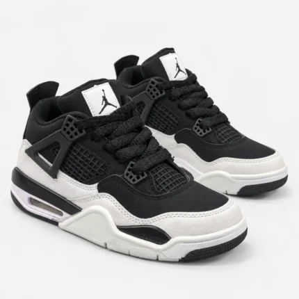 Nike-Jordan-4-Sneakers-–-White-with-Black-Collar-Code-404-www.heroshoop.com-View-2.webp