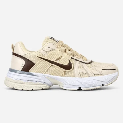 Nike-V2K-Running-Casual-Sneakers-Cream-Brown-Code-2605-www.heroshoop.com-View-1.webp
