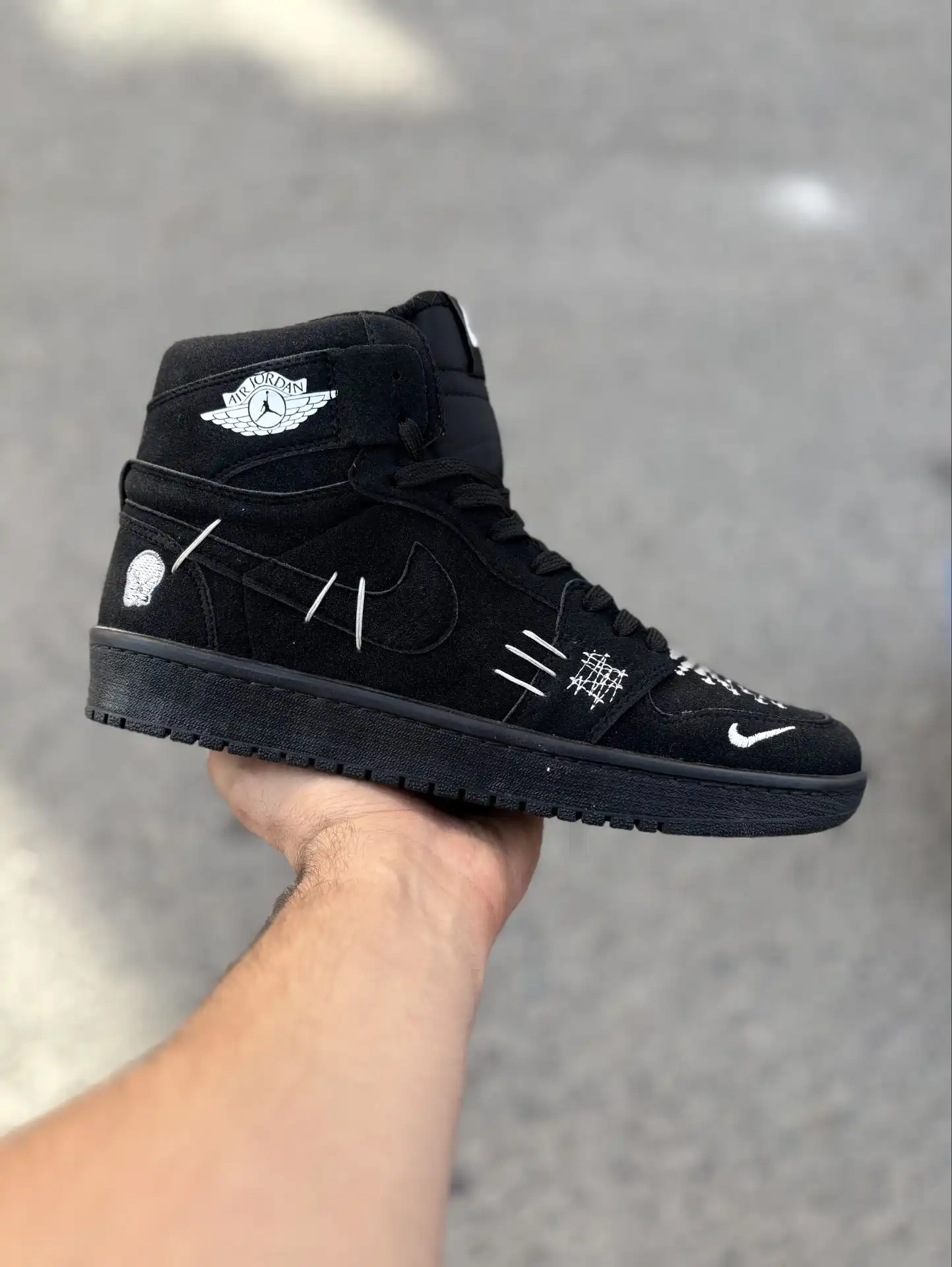 Nike-Voodoo-sneakers-ankle-black-and-white-heroshoop.webp کتونی نایک وودو / ساقدار / رنگ مشکی 4005 - تصویر 1