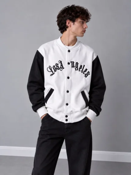 Printed-Boxy-Fit-Bomber-Sweatshirt-Brushed-3-Thread-Cotton-Fleece-color-withe-www.heroshoop.com-view-2.webp