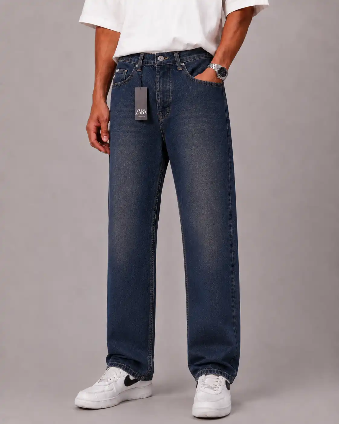 Regular-fit-jeans-heroshoop.webp شلوار جین راسته رگولار سایز بزرگ / کد 7102 - تصویر 1
