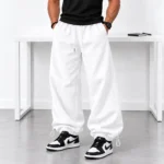 Baggy-Jogger-Pants-Cuffed-Hem-White-www.heroshoop.com-view-1.webp