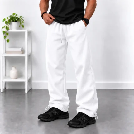 Baggy-style-joggers-White-Adjustable-toggle-cuffs-3-thread-fleece-lined-cotton-www.heroshoop.com-view-1.webp