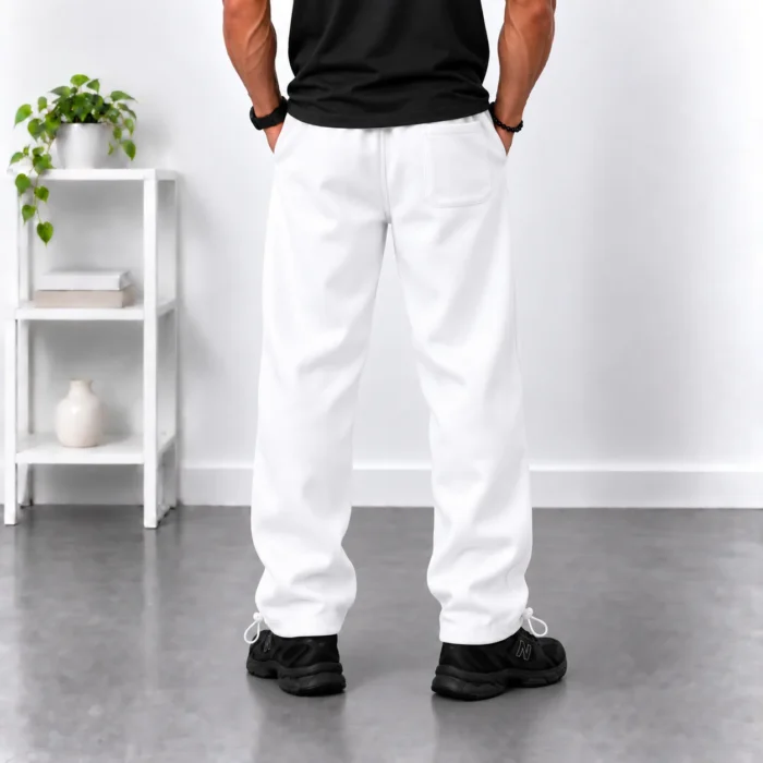 Baggy-style-joggers-White-Adjustable-toggle-cuffs-3-thread-fleece-lined-cotton-www.heroshoop.com-view-2.webp