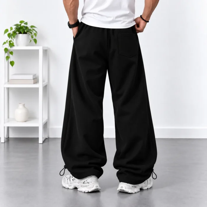 Black-Baggy-Joggers-Adjustable-Toggle-Cuffs-Code-8001-www.heroshoop.com-View-2.webp