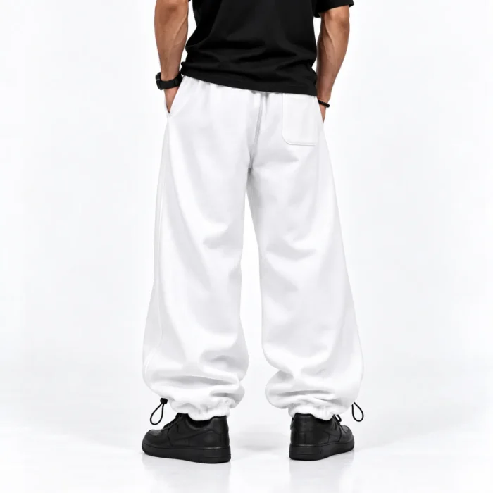 Sport-Jogger-Pants-Baggy-Fit-White-3-Thread-Cotton-Fleece-Adjustable-Toggle-Cuffs-2-Modes-www.heroshoop.com-view-2.webp