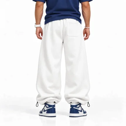 Sporty-Baggy-Joggers-Convertible-Cuff-2-Way-Style-White-3-Thread-Cotton-French-Terry-www.heroshoop.com-view-2.webp