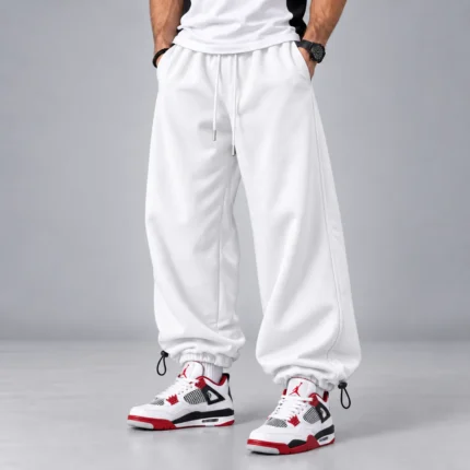White-Baggy-Joggers-3-Thread-Cotton-Adjustable-Cuffs-2-Styles-www.heroshoop.com-view-1.webp