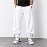 White-Baggy-Joggers-3-Thread-Cotton-Toggle-Adjustable-Cuffs-www.heroshoop.com-view-1.webp